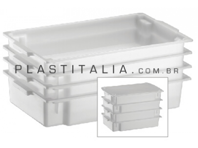 bandeja 315 empilhada com tampa opcional