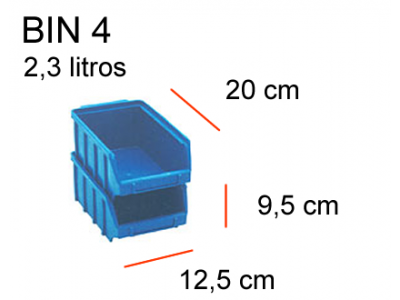 Dimensões do BIN 4