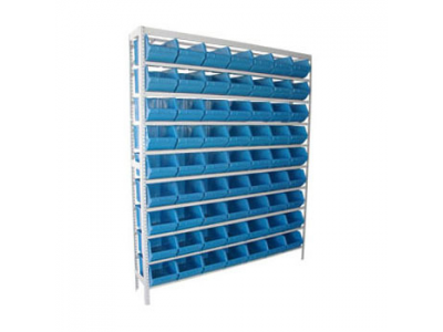 Estante organizadora metálica para 49 BINs 7