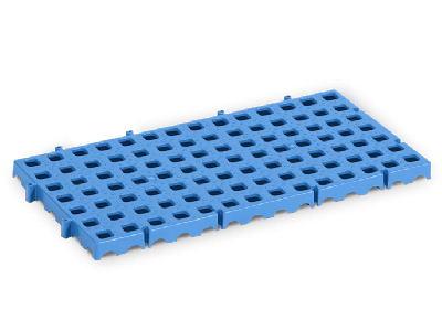 estrado 2,5x25x50 com furos de 200mm